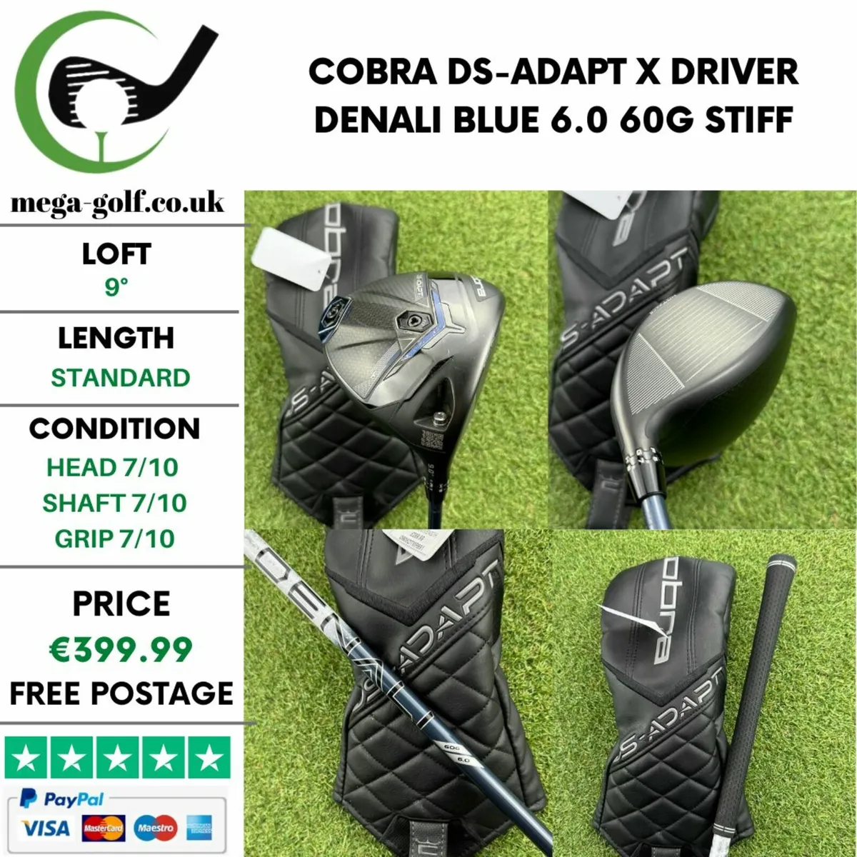 Cobra DS-Adapt X Driver / 9° / Stiff - Image 1
