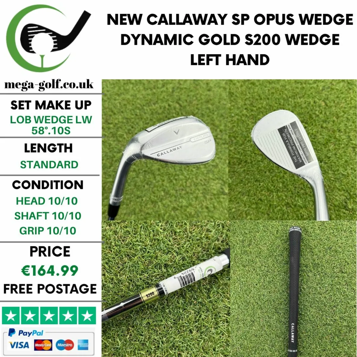 New Callaway SP Opus Wedge Lw 58°.10S / Wedge - Image 1