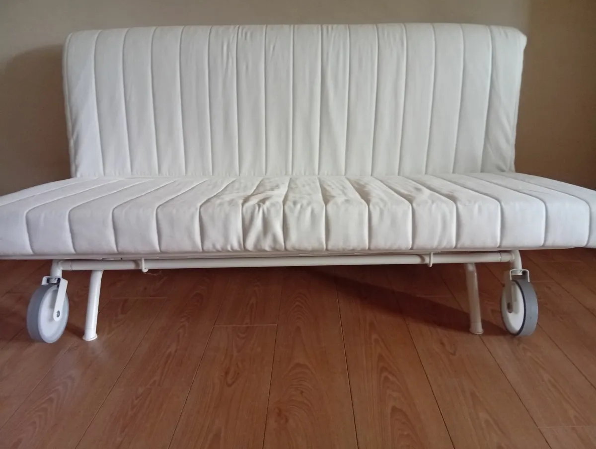 Quality Study 2seater sofa bed footon - Image 3