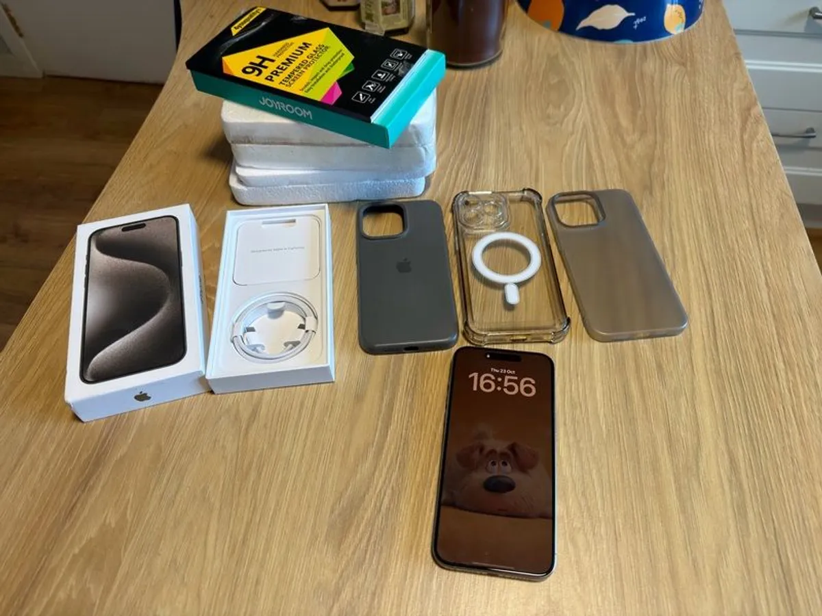 Apple iPhone 15 Pro Max Natural Titanium 512gb (unlocked) (AppleCare+) - Image 1