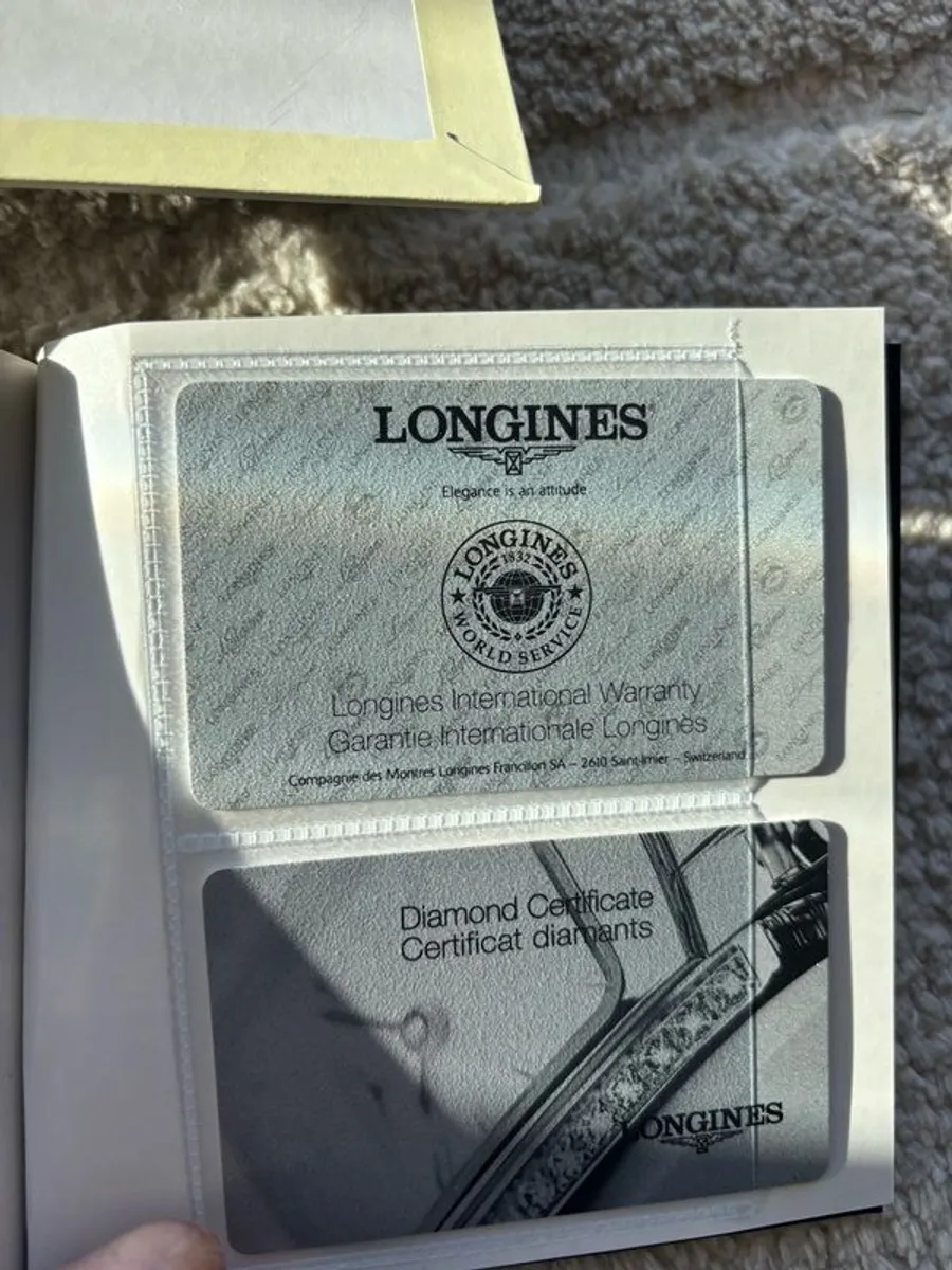 LONGINES DOLCEVITA, quartz watch,stainless steel with 18 karat pink gold crown. - Image 4