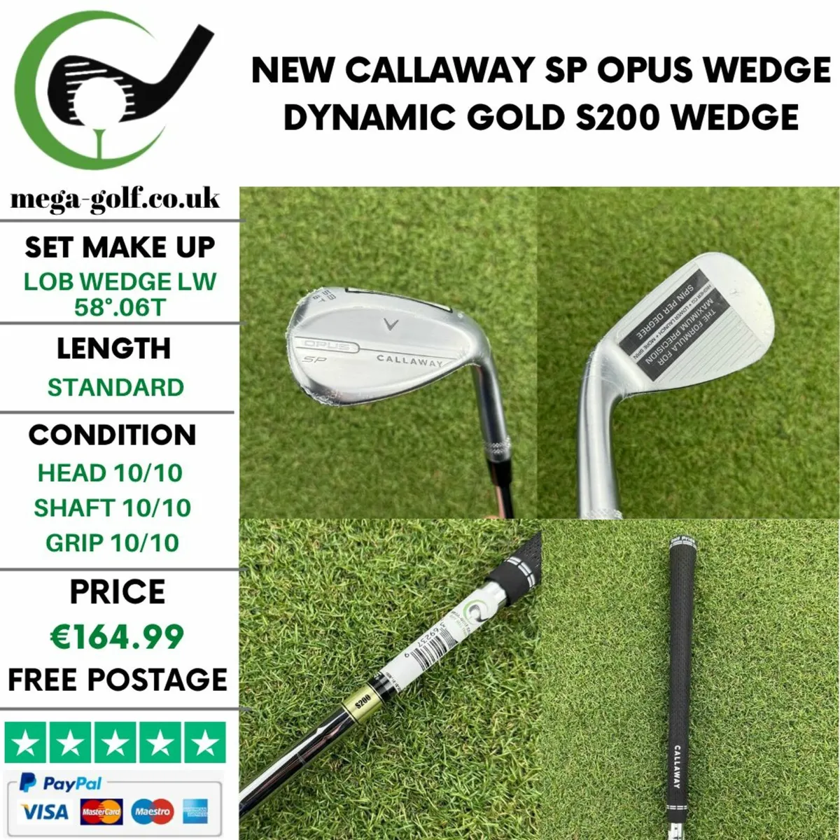 New Callaway SP Opus Wedge Lw 58°.06T / Wedge - Image 1