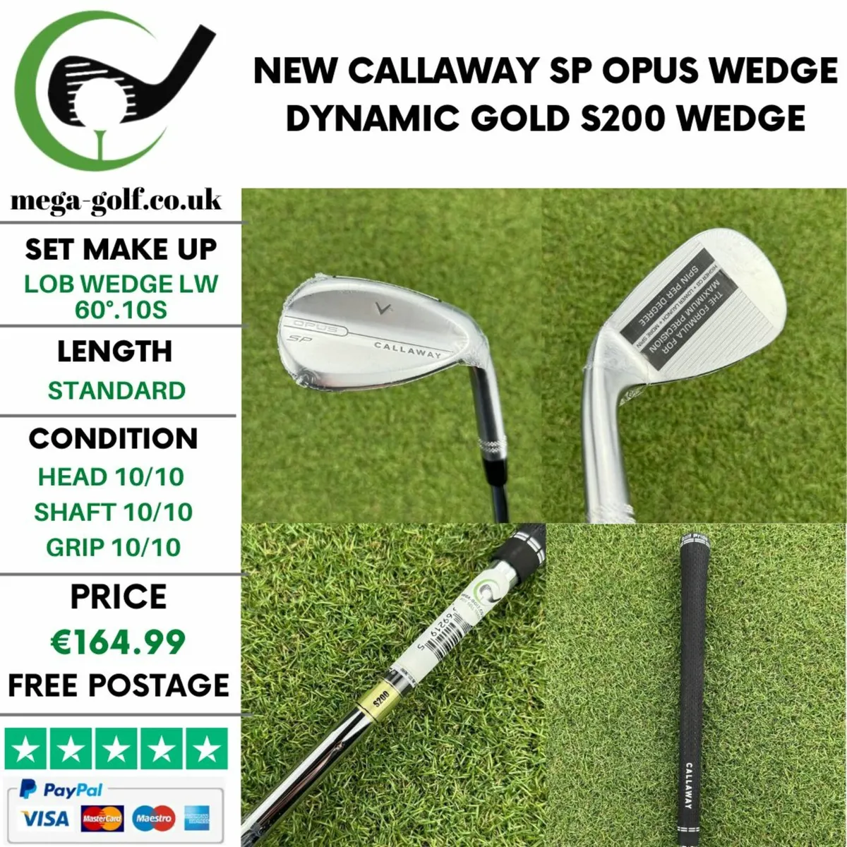 New Callaway SP Opus Wedge Lw 60°.10S / Wedge - Image 1