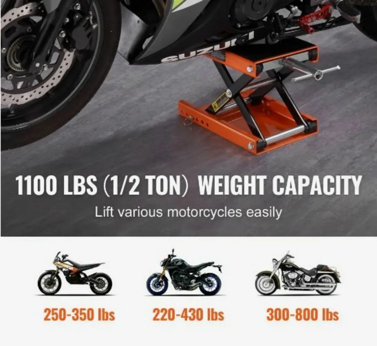 Motorcycle Scissor Jack Lift 499.5 kg - Image 2