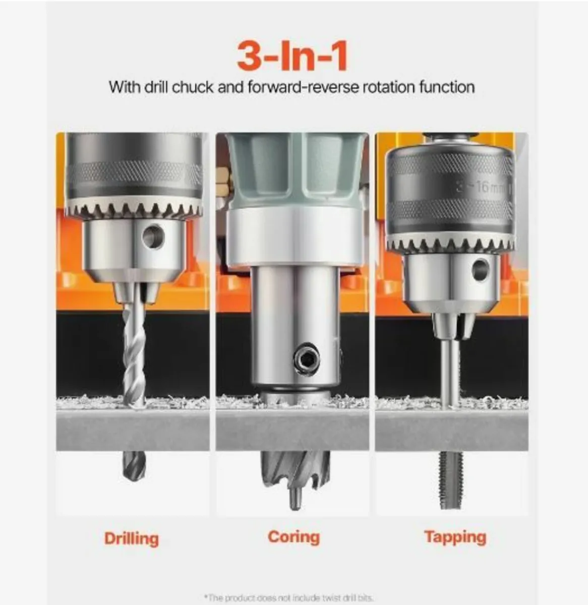 Magnetic Drill, 1450W Motor 2 in Boring Diameter - Image 4