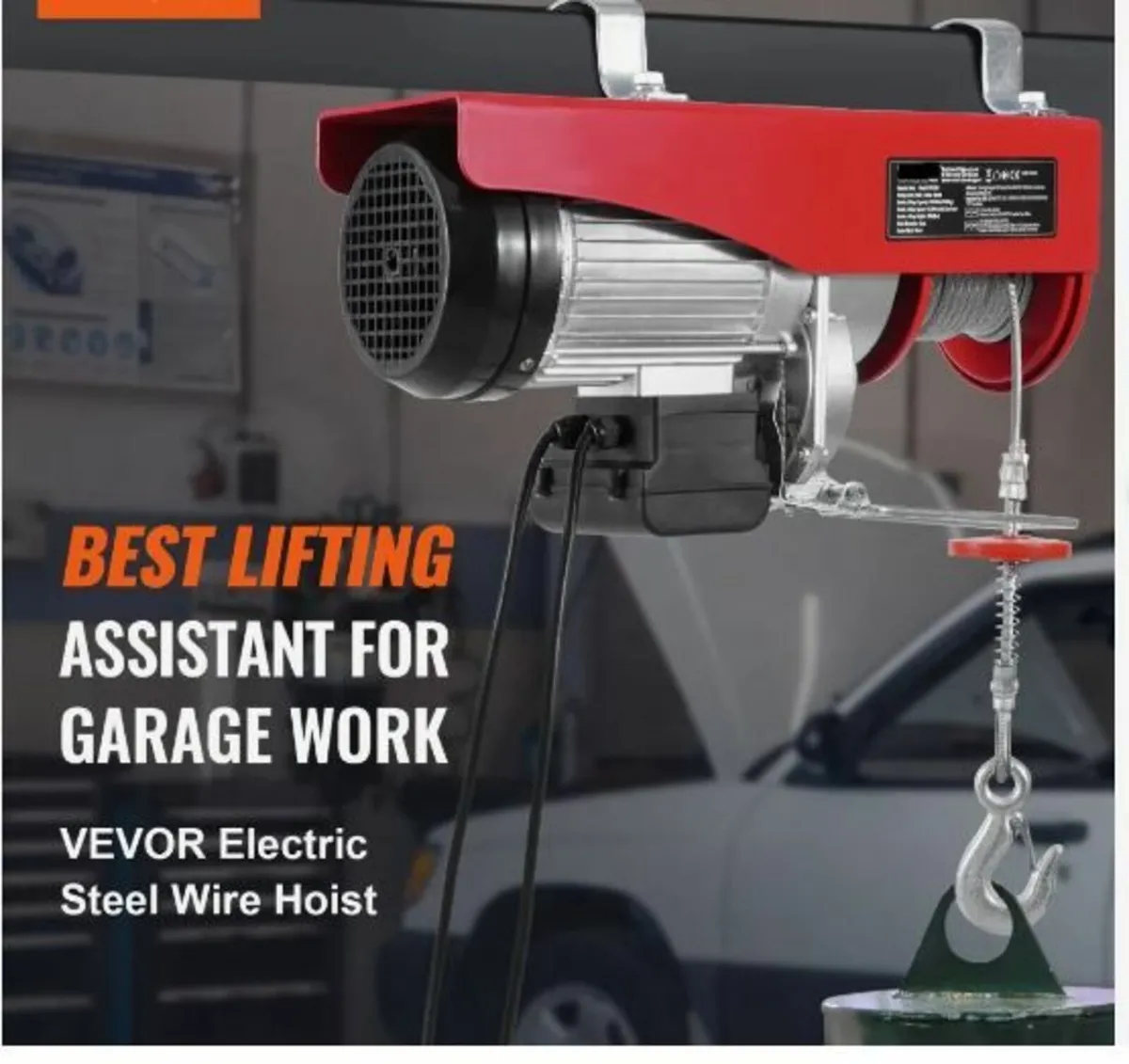 Electric Hoist Crane Winch 1197.5 kg - Image 2