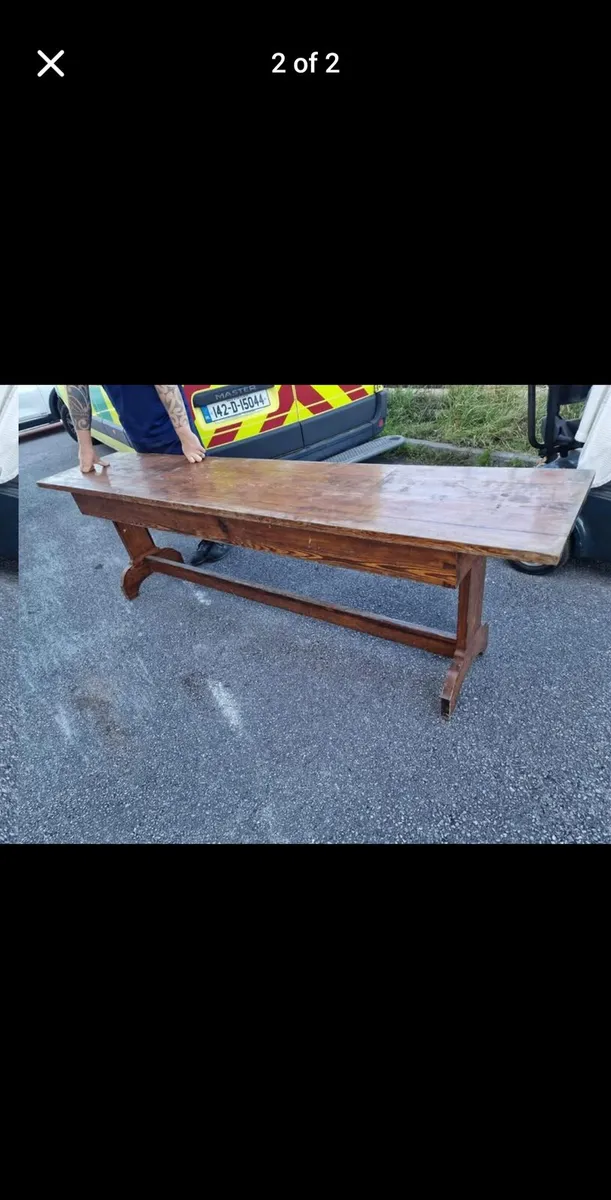 Two X 8ft church tables