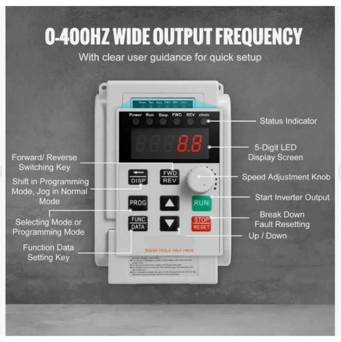 VFD 2.2KW 10A 3HP Variable Frequency - Image 3
