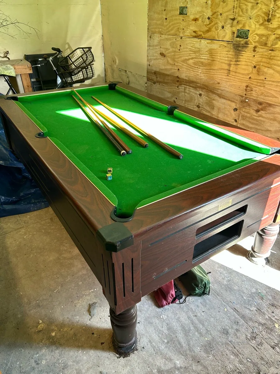 Pool table €600 ono - Image 1