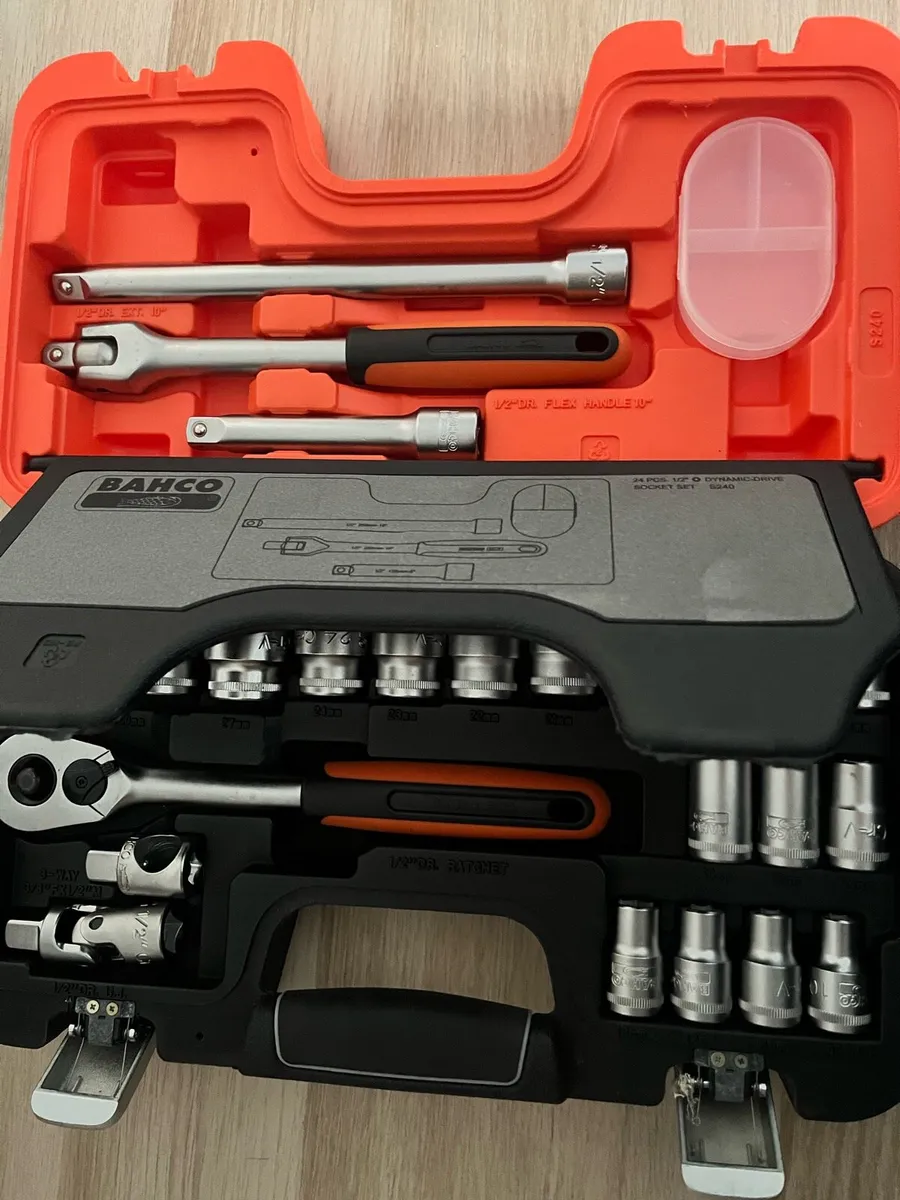 Bahco 24 pcs 1/2 dynamic drive socket set S 240 - Image 2