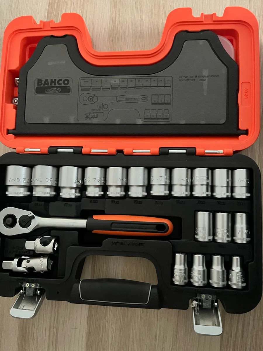 Bahco 24 pcs 1/2 dynamic drive socket set S 240 - Image 3