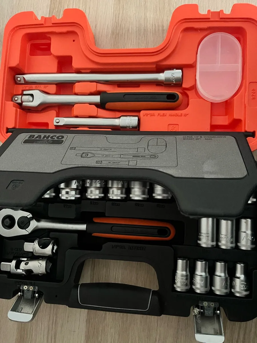 Bahco 24 pcs 1/2 dynamic drive socket set S 240 - Image 4