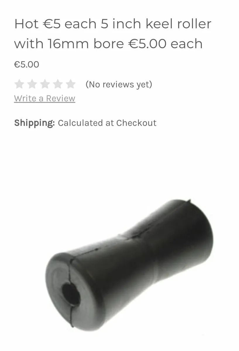 €5.00 🔥 Deal keel roller each - Image 1