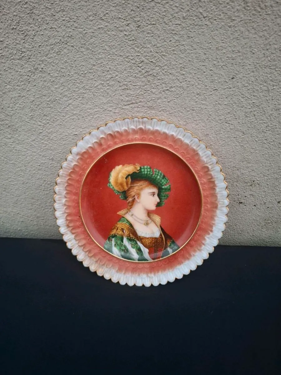 Decorative china plate postage possible - Image 1