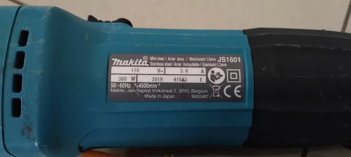 Makita JS1601 Tin Shears 110v - Image 4