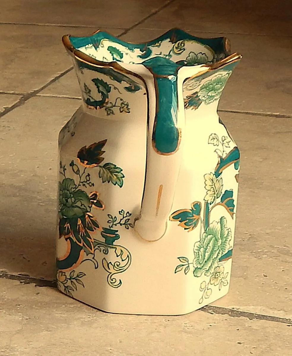 Mason’s Ironstone Chartreuse Jug - Image 3