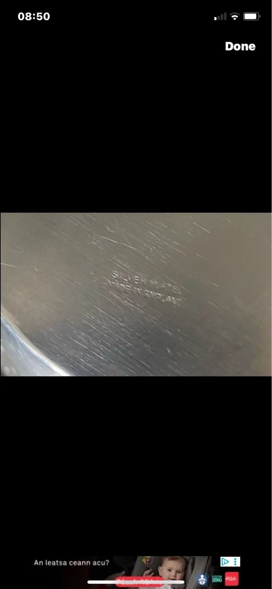 Silver Plated Wine Bottle Coaster - Image 3