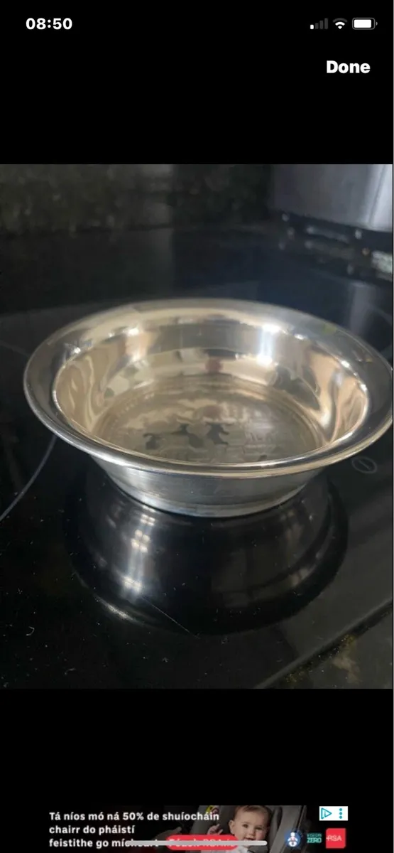 Silver Plated Wine Bottle Coaster - Image 4