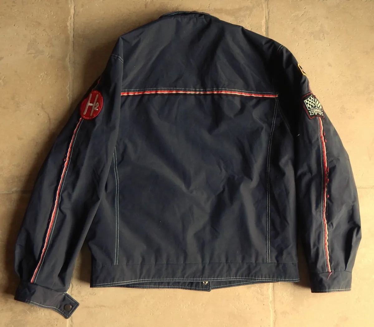 Vintage Harrison Gibson Black Racing Jacket 9 - Image 2