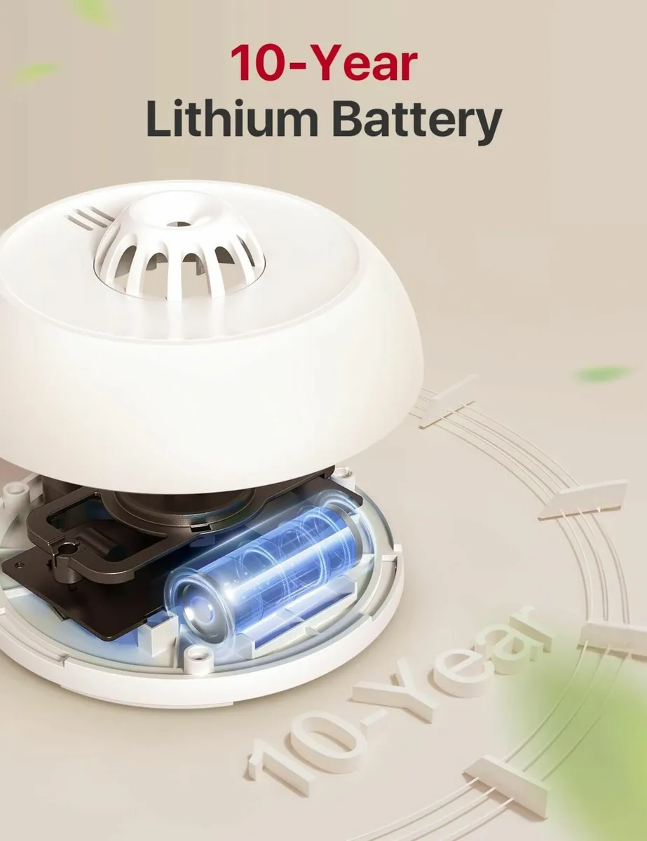 Wireless Interlinked Smoke Alarms Heat Alarm - Image 2