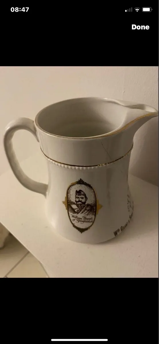 Rare Glenfiddich Ceramic Water Jug - Image 2