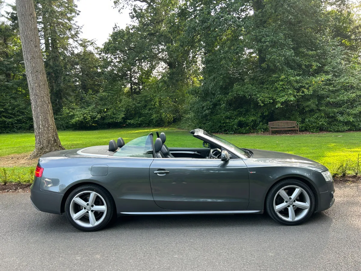 13 Audi A5 TDI Sline Convertible Automatic Low Km - Image 3