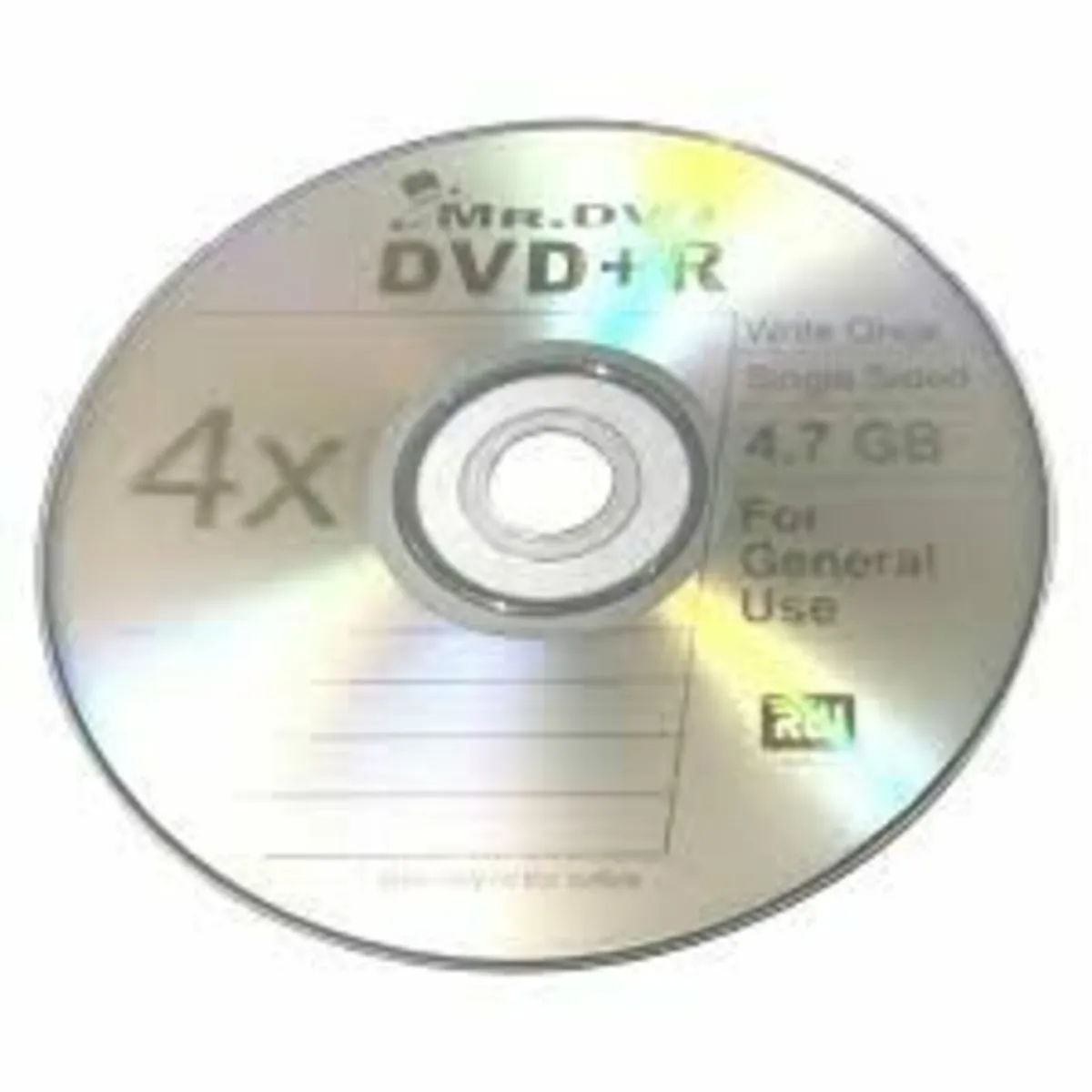 10 (Ten) Rewritable 4.7GB DVD R RW CD Rom Discs. - Image 2
