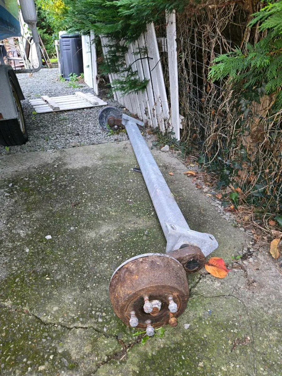 Braket axle 1300kg for trailer - Image 1