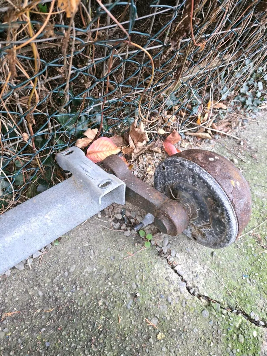 Braket axle 1300kg for trailer - Image 2