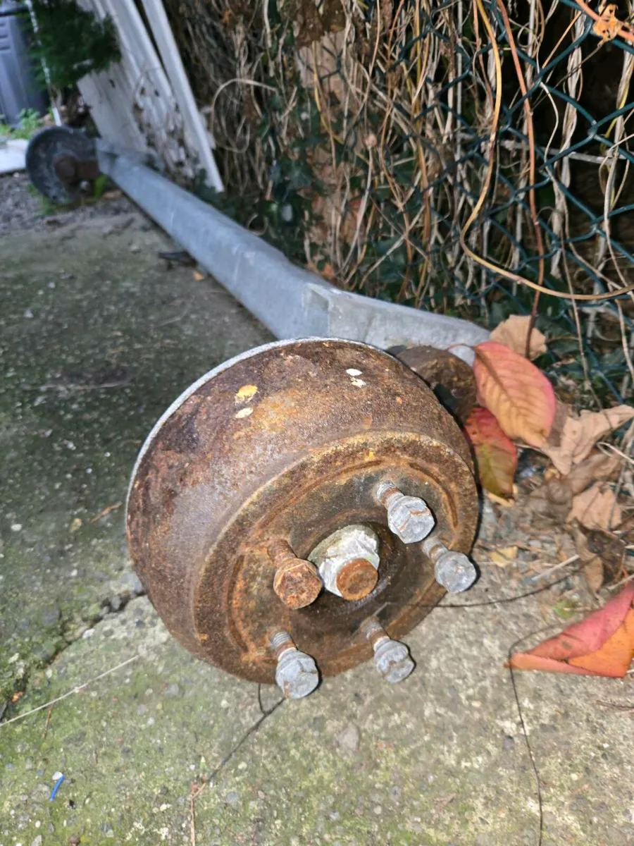 Braket axle 1300kg for trailer - Image 3