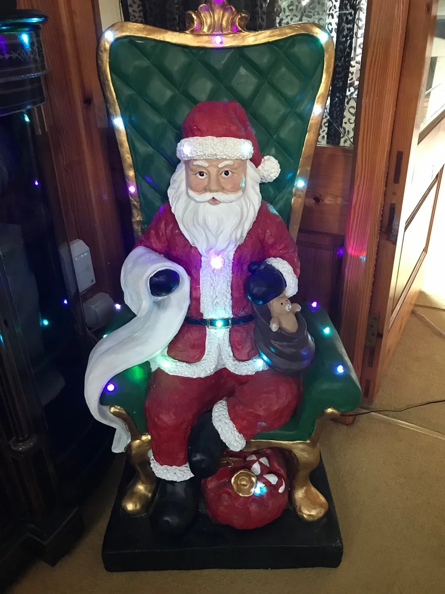 Christmas decoration. ‘Santa with his List’ - Image 1