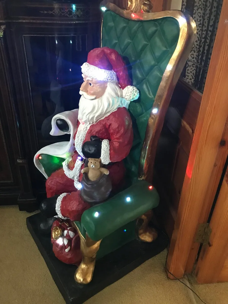 Christmas decoration. ‘Santa with his List’ - Image 2