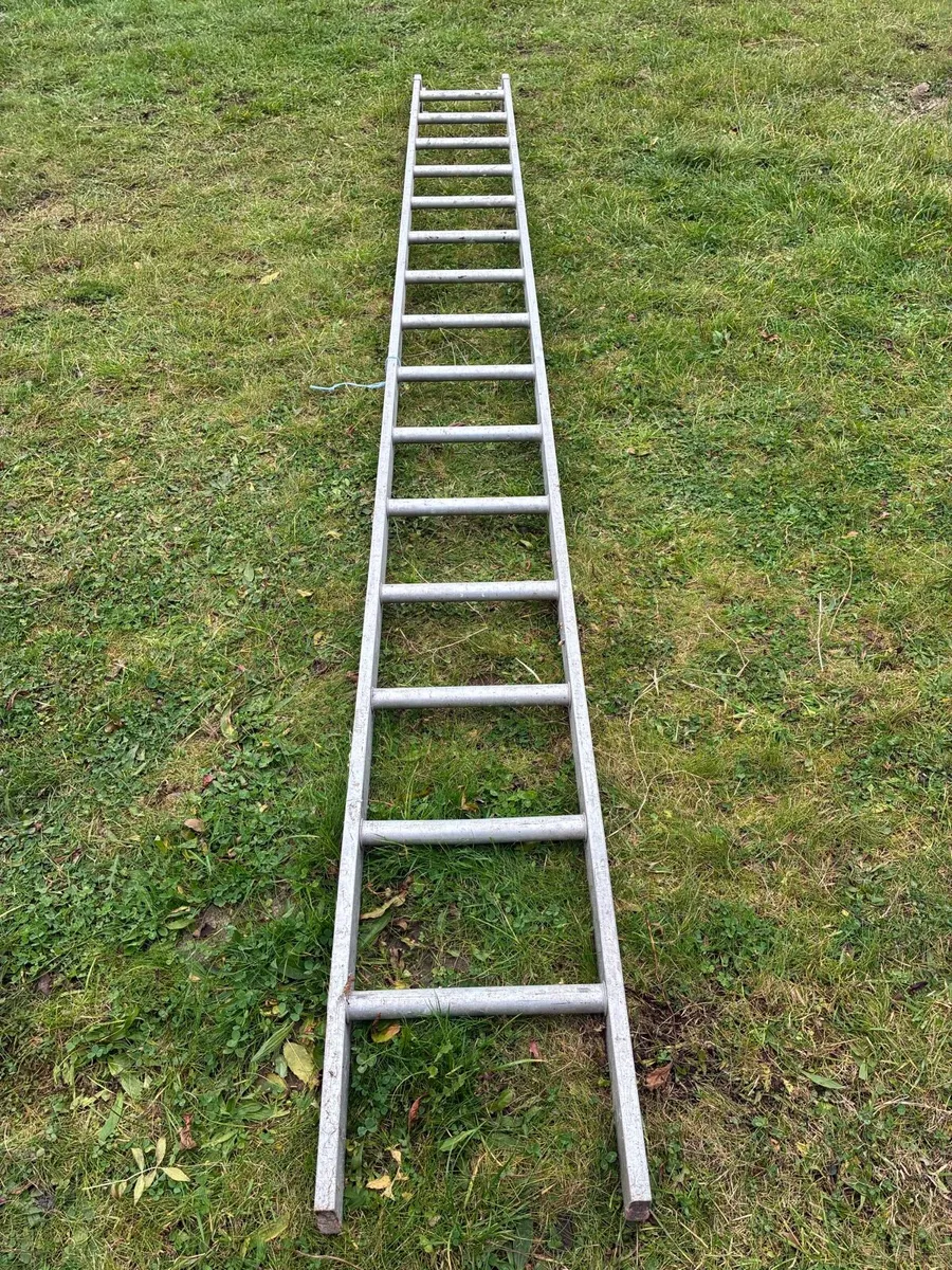12.75 ft Aluminium ladder - Image 1
