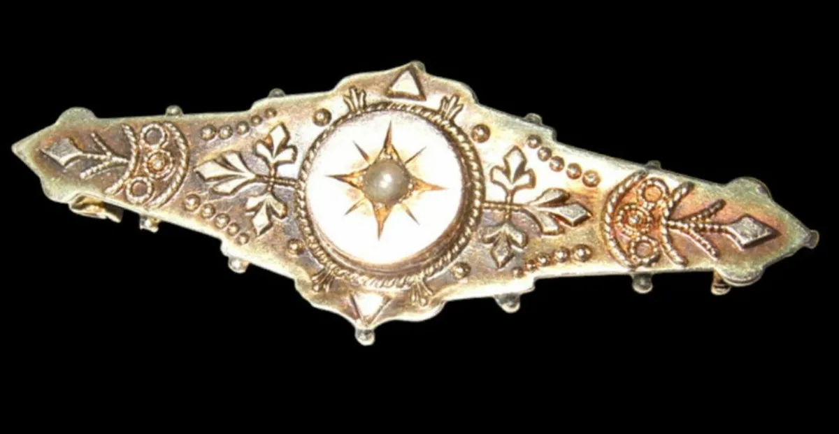 Vintage Hallmarked 9ct Gold Brooch / Tie Pin - Image 3