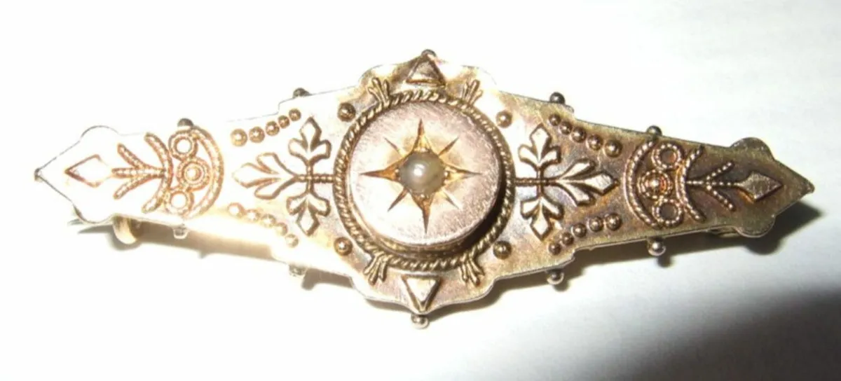 Vintage Hallmarked 9ct Gold Brooch / Tie Pin - Image 4