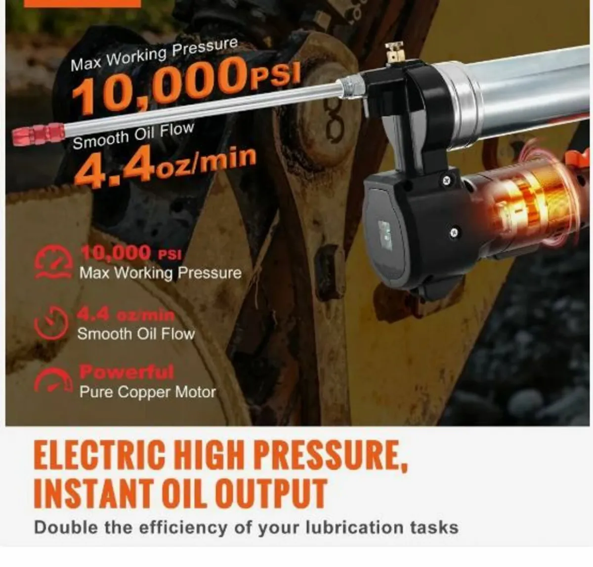 Cordless Grease Gun, 20-Volt - Image 3