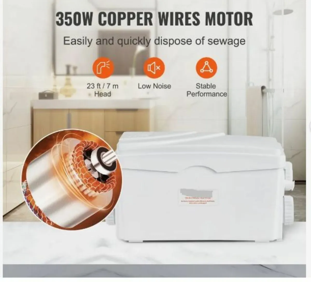 Macerator Pump, 350W - Image 2