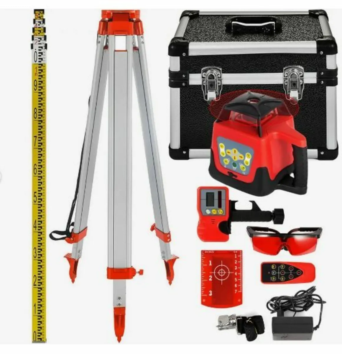 Red Rotary Laser Level Self Leveling Measuring - Image 4