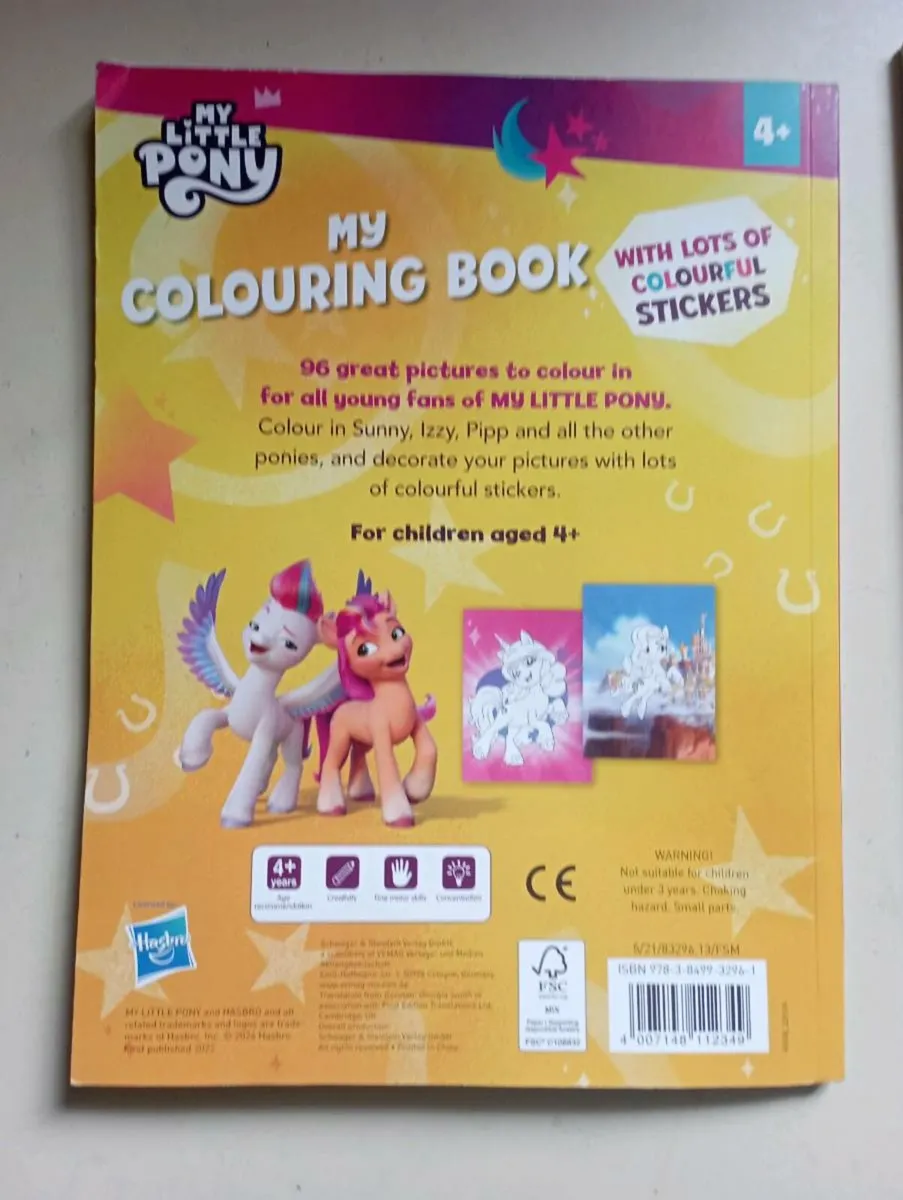 MY LITTLE PONY COLOURING BOOK PLUS HOT WHEELS BOOK - Image 2