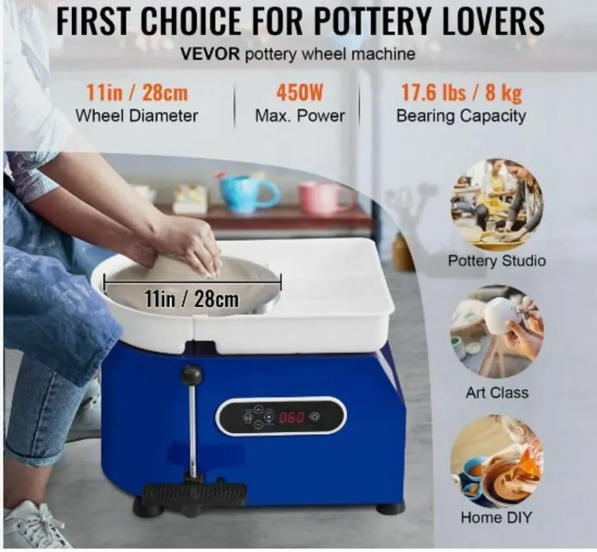 Pottery Wheel 27.9 cm Ceramic Wheel - Image 4