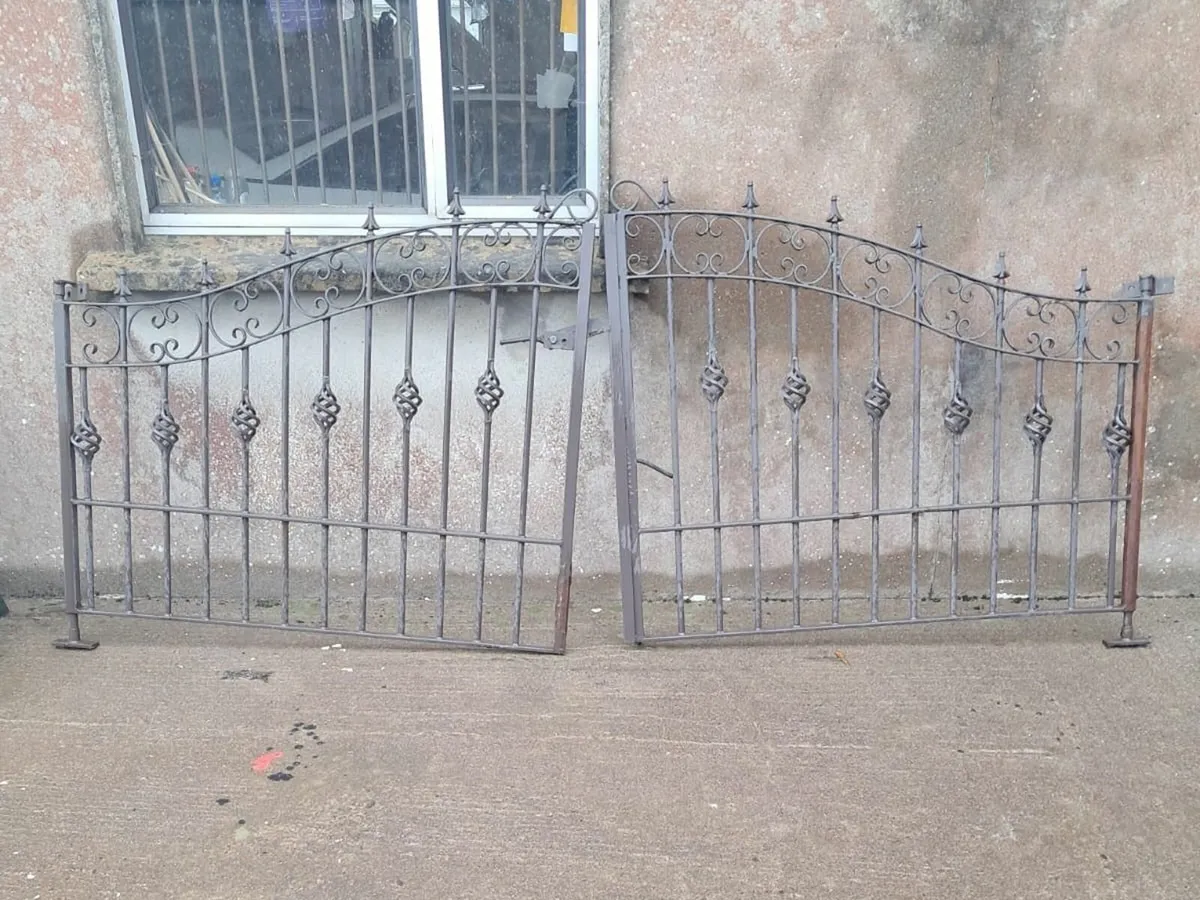 Iron gates - 9 feet long
