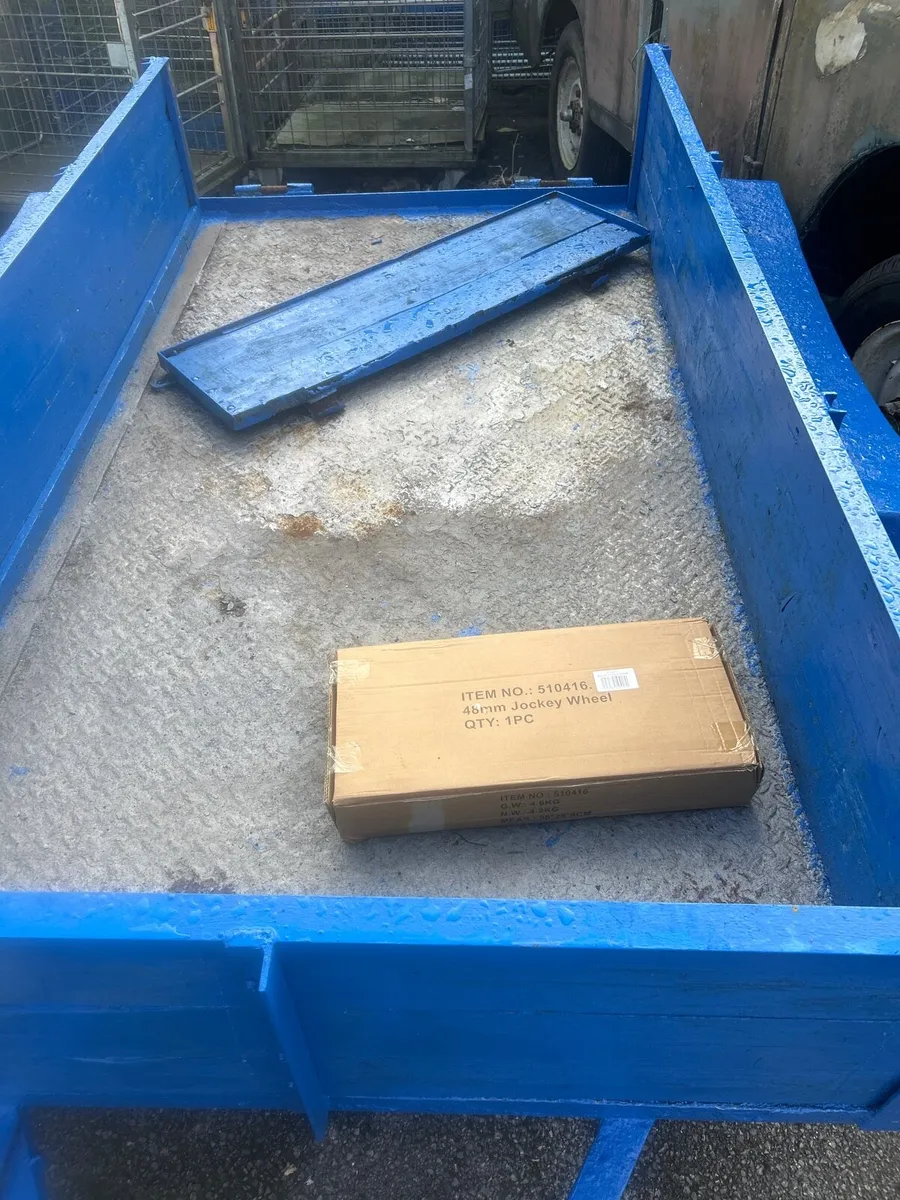 8 x4 builders trailer: free jockey wheel - Image 4