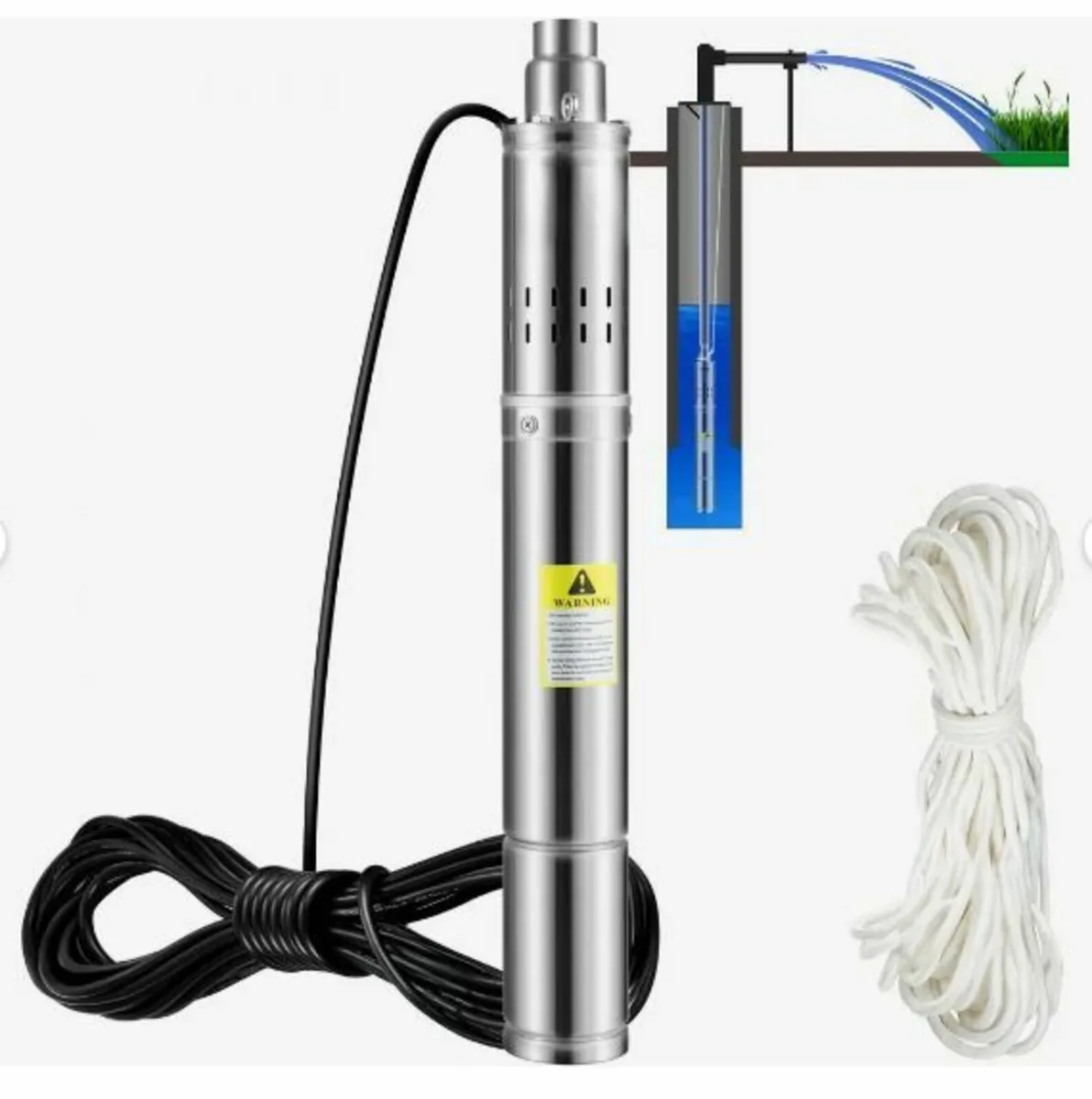 Deep Well Submersible Pump, 550W - Image 1