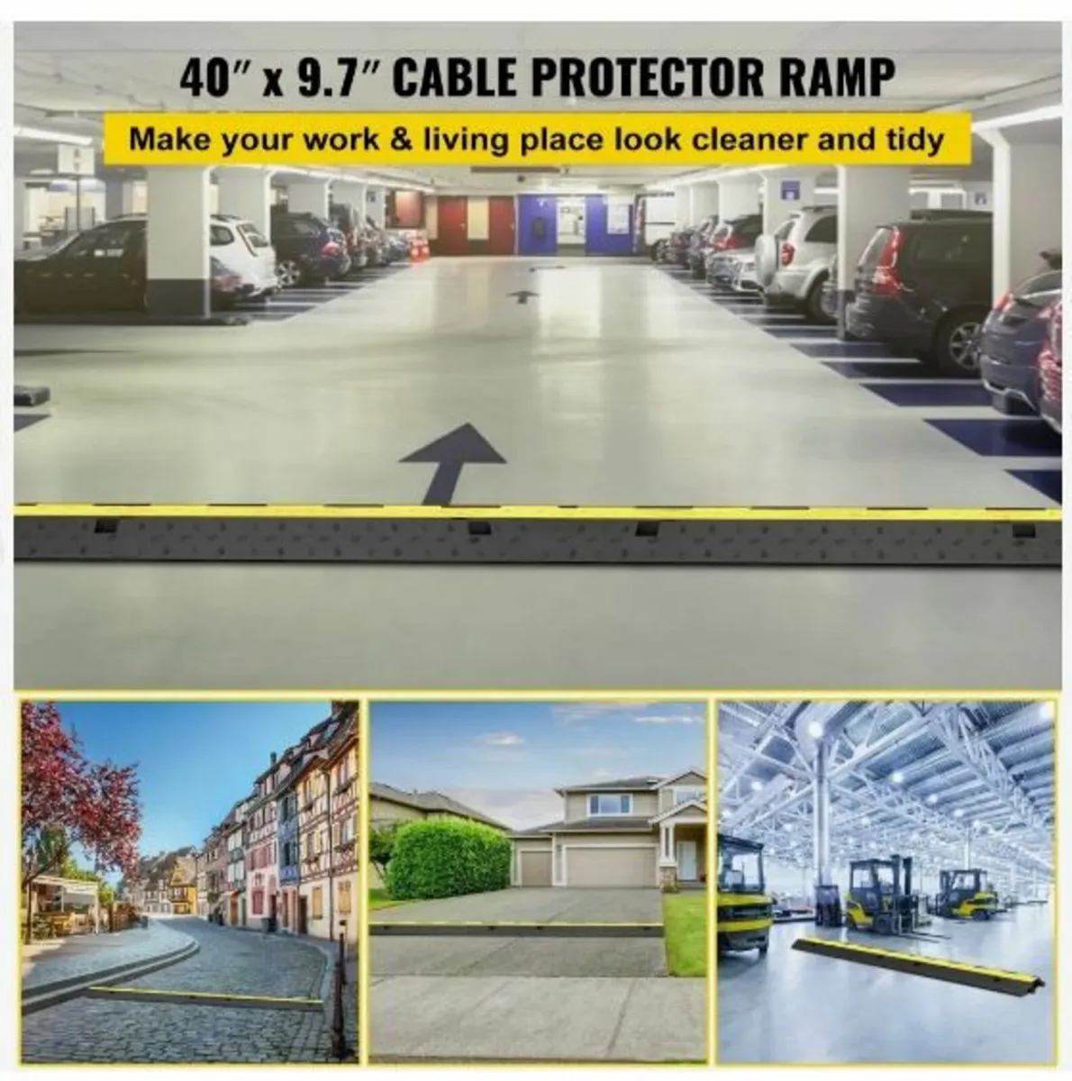 Cable Protector Ramp 101x24.5x5 cm - Image 3