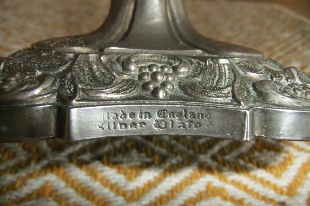 Victorian Decorative Candelabra, UK Silver Plate - Image 4