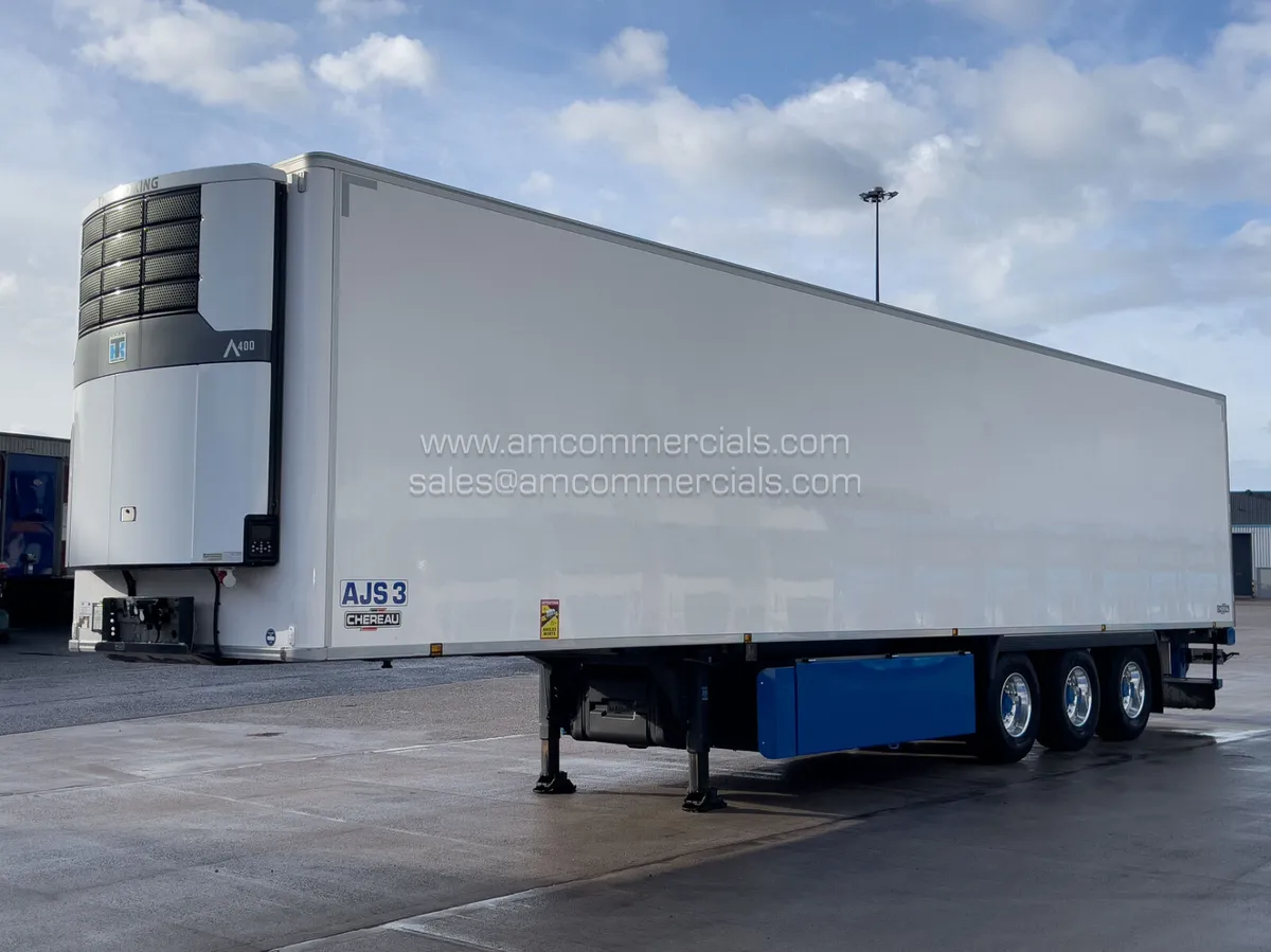 2023 CHEREAU TRI AXLE SINGLE TEMP FRIDGE TRAILER - Image 3