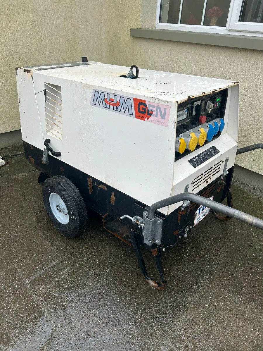 Mhm 10kva generator 1700hrs 3cyl kohler diesel - Image 1