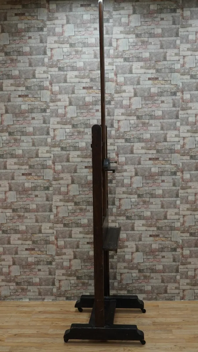 Victorian Artist’s Studio Easel on Castors - Image 3