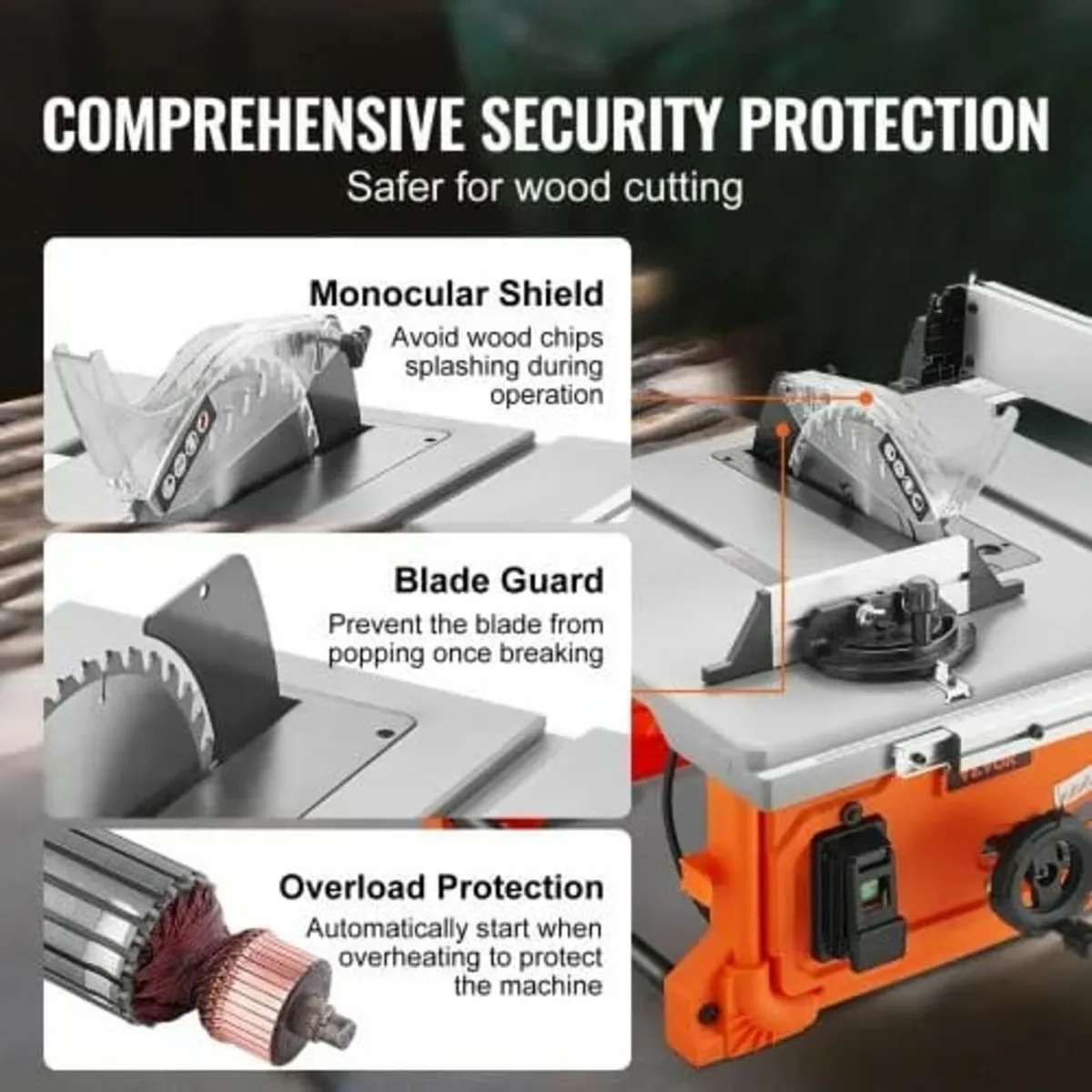 1800 W Table Saw Electric Cutting Machine, 625 mm - Image 3