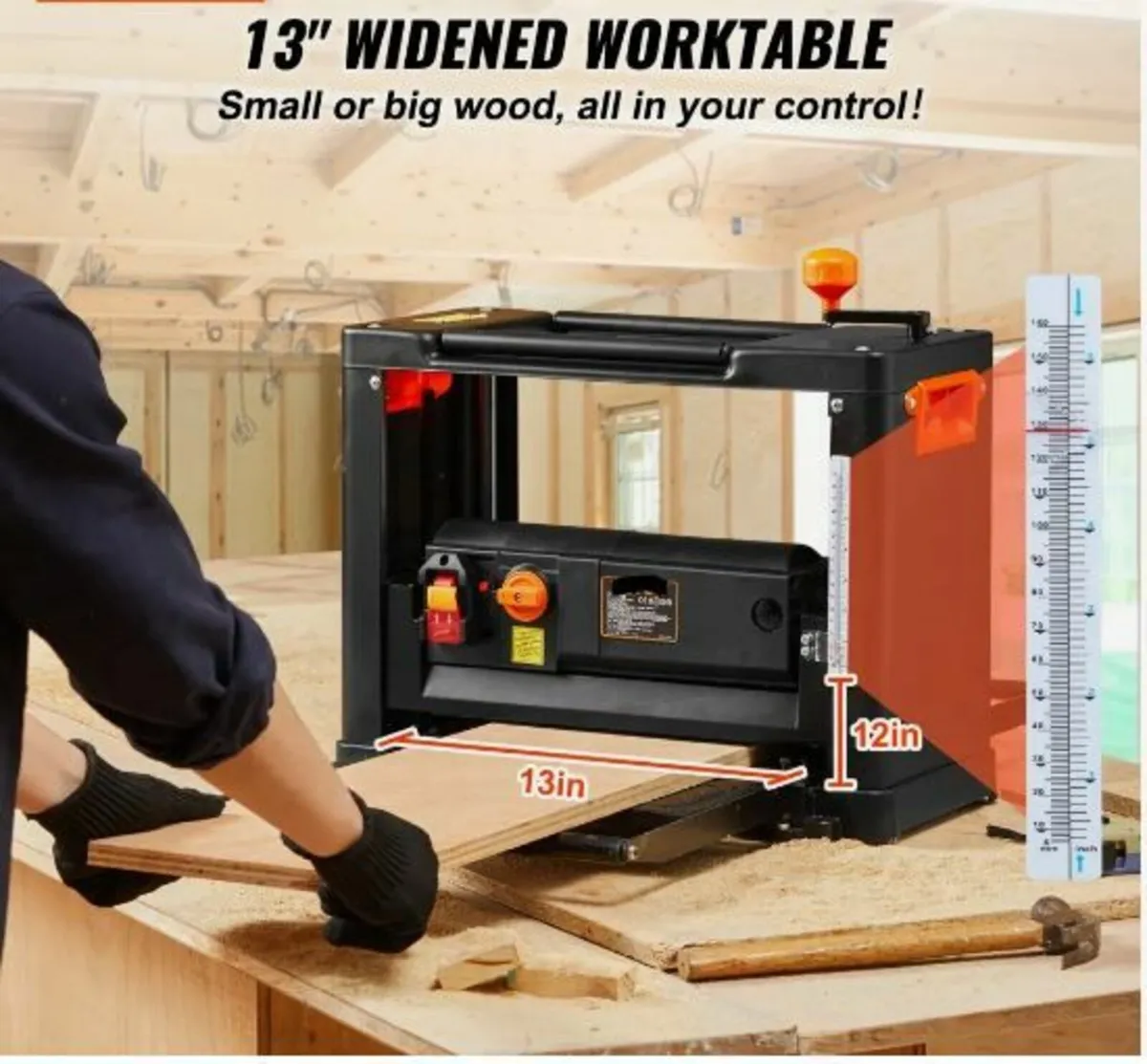 Thickness Planer, Two Speed, 33 cm - Image 1